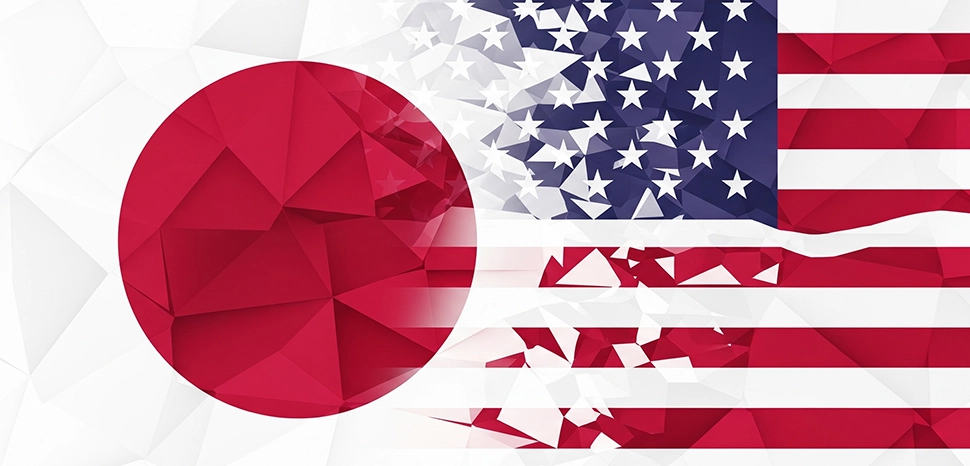                 US and Japan flags, Generated by Google Gemini on July 25, 2025.
              
