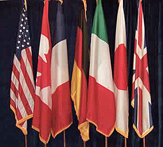 Flags of G7 Nations