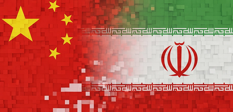 China Iran flag, Generated by Google Gemini on July 28, 2025.
