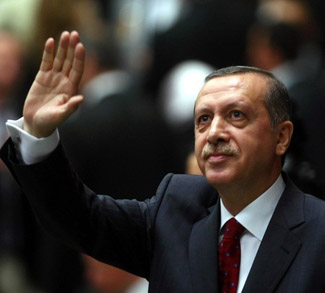 Turkey's Prime Minister Recep Tayyip Erd
