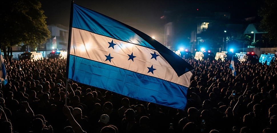 Honduras protests, AI Generated, Generated by Google Gemini on July 29, 2025.