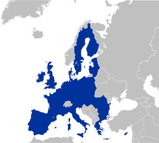 Map of European union