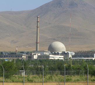 Nuclear station in desert