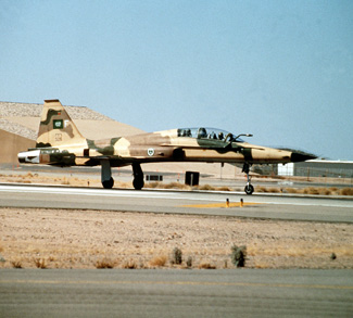 F-5F Tiger II fighter aircraft
