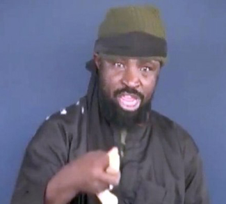 Boko Haram's Abubakar Shekau pledges allegience to ISIS in a recent video.