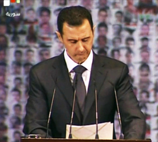 AssadSpeech, cc Flickr Tjebbe van Tijen