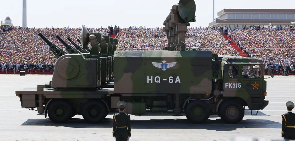                 2015 China Military Parade, cc VOA, modified, https://commons.wikimedia.org/wiki/File:HQ-6A_during_2015_China_Victory_Day_parade.jpg
              