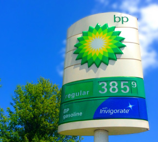 BP Gas sign, cc Flickr Mike Mozart