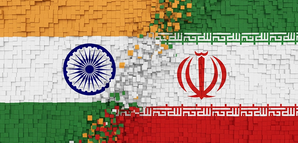 Iran India Flags, Generated by Google Gemini on August 6, 2025.