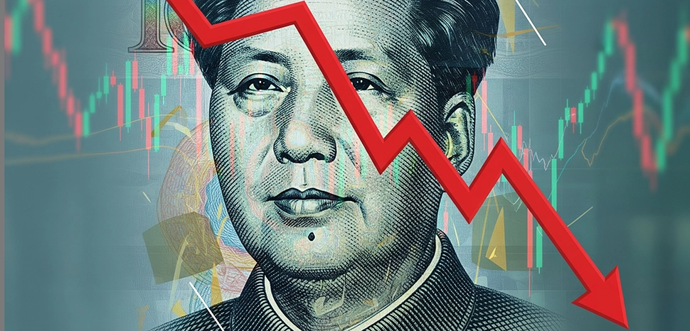 China economy abstraction, Generated by Google Gemini on August 6, 2025.