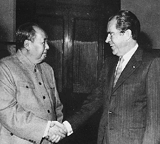 Public Domain: President Nixon Meets Chairman Mao, 1972 (NARA)