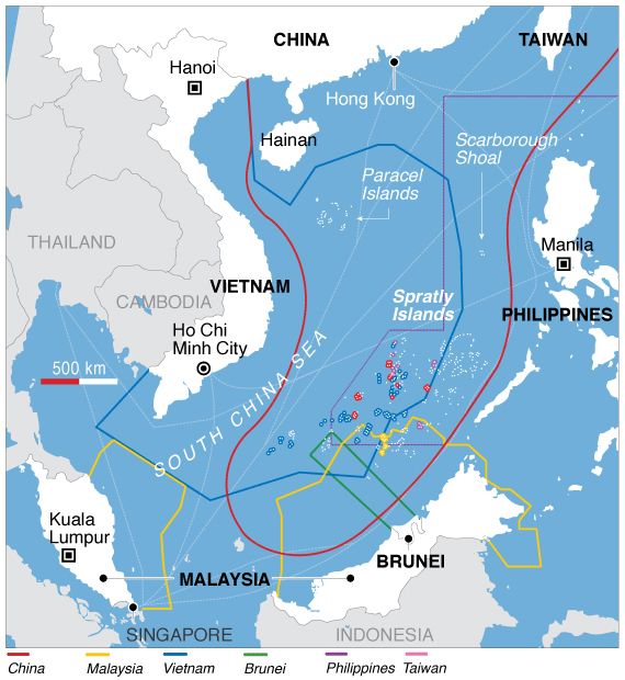 China Claims in South China Sea, public domain, voice of america, China Claims in South China Sea, public domain, Voice of America, https://commons.wikimedia.org/wiki/File:South_China_Sea_claims_map.jpg
