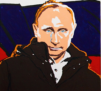 PutinPainting, cc Flickr modified, Nikolay Volnov, https://creativecommons.org/licenses/by-sa/2.0/
