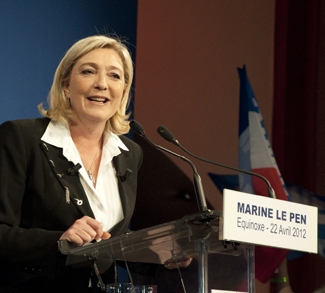 Marine Le Pen of the National Front, cc Flickr Rémi Noyon, modified, https://creativecommons.org/licenses/by/2.0/