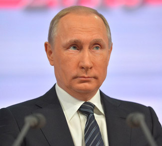 Putin at annual news conference. http://en.kremlin.ru/events/president/news/50971