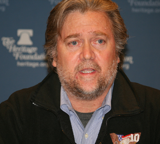 Steve Bannon, cc Flickr Don Irvine, modified, https://creativecommons.org/licenses/by-sa/2.0/