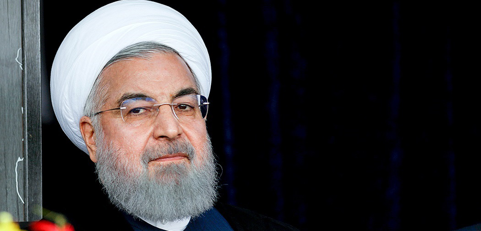 cc Wikicommons Alireza Bahari, modified, https://en.wikipedia.org/wiki/File:President_Rouhani_at_Hormozgan_2018-02-28_02.jpg