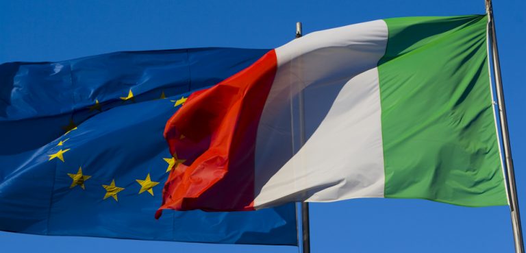 EUItalyflag, cc Flickr Ewan Topping, modified, https://creativecommons.org/licenses/by/2.0/