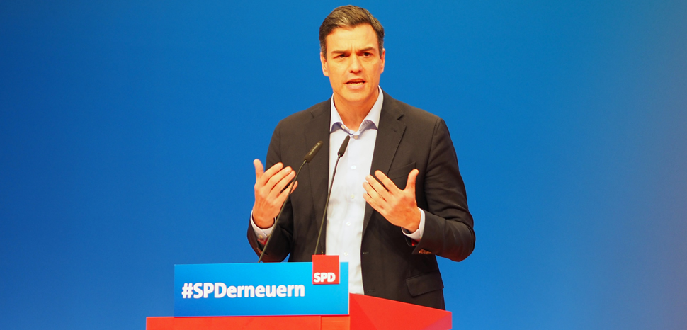 Spain Prime Minister Pedro Sanchez, cc SPD Schleswig-Holstein, Flickr, modified, https://creativecommons.org/licenses/by/2.0/