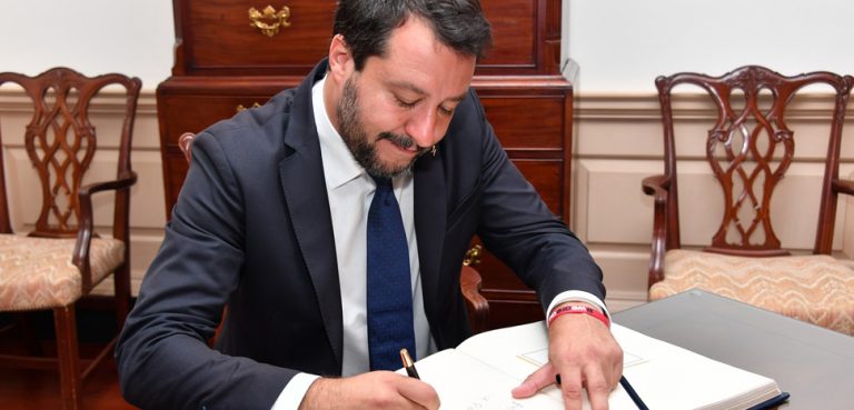 Deputy Prime Minister Matteo Salvini, modified, US Department of State, http://www.usa.gov/copyright.shtml
