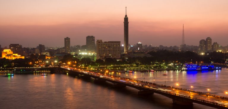 Cairo Skyline / cc Flickr wikiphotographer, modified, https://creativecommons.org/licenses/by-sa/2.0/