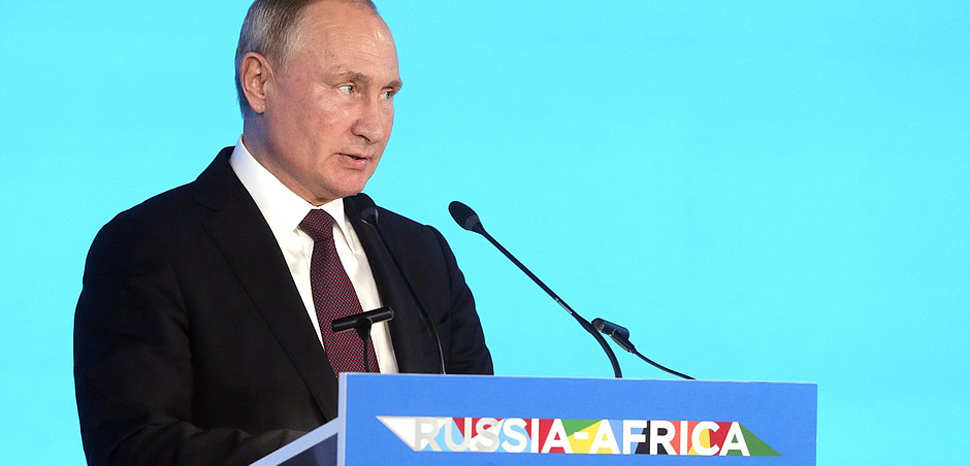 Putin Speech at Russia-Africa summit, modified, http://en.kremlin.ru/events/president/news/61891, cc kremlin.ru