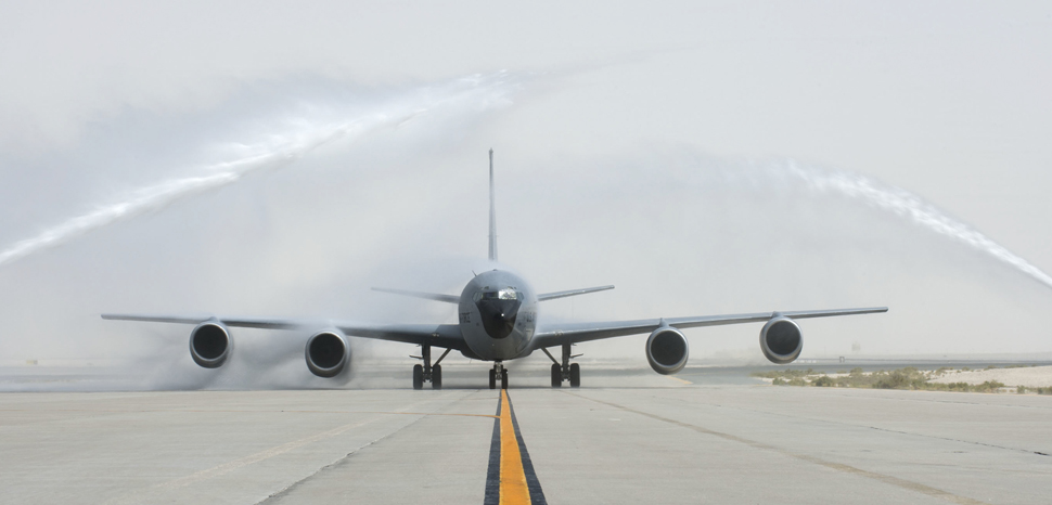                 Last flight at Al Udeid Air Base, cc Flickr U.S. Department of Defense Current Photos, modified, public domain
              