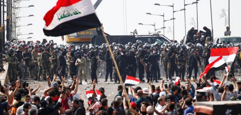 IraqProtests2, unknown author, https://commons.wikimedia.org/wiki/File:Baghdadprotests.jpg