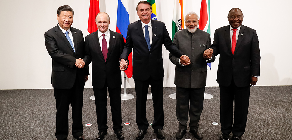 Alan Santos/PR, cc modified, https://commons.wikimedia.org/wiki/File:Informal_meeting_of_the_BRICS_during_the_2019_G20_Osaka_summit.jpg
