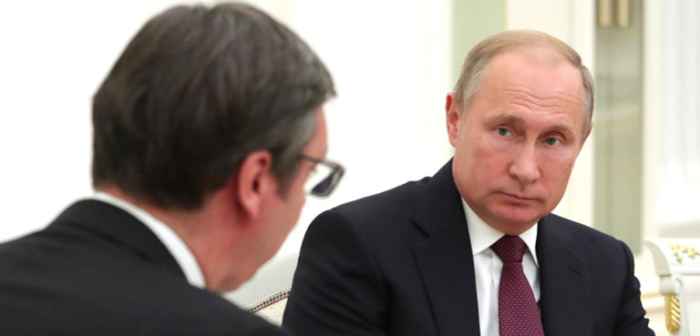 cc kremlin.ru, modified, meeting between Vucic and Putin at Kremlin in 2018