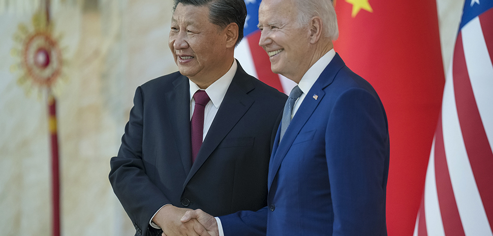 On the first day of President Biden’s trip to Indonesia, he held bilateral meetings with President Joko Widodo of Indonesia and Paramount leader Xi Jinping of the People’s Republic of China.; public domain, modified, https://en.m.wikipedia.org/wiki/File:President_Biden_met_with_President_Xi_of_the_PRC_before_the_2022_G20_Bali_Summit.jpg