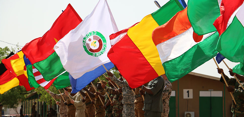 cc Amid a worsening security and economic outlook in the Sahel, ECOWAS leaders have decided that the only way forward is for Mali, Niger, and Burkina Faso to be brought back into the fold. , modified, https://flickr.com/photos/usarmyafrica/26204214853/in/photolist-FVzs8P-u7hQtm-ts2SFP-8uNQKo-qBhvad-NJ3QJA-GQVgzP-FVu4s9-GNNxhN-GNNEpy-FVzNC6-GQUEGx-GQVxup-FVuyuY-FVyyqR-FVtGDA-FVtAyQ-qSnLT4-rvZp8w-o5Xhyr-nPZGr7-r9NEV7-qd6chi-oa3UYM-nPeXfn-8Gm87Y-nNAGSt-9fhk44-8uNPNs-8vgTKg-qSsXfn-8uKMLK-GJZTj8-GK1jkv-o5FRin-S93wbj-8uNPLJ-r9THSn-25j9ge9-o5pndF-o7kPkU-8uKMkt-8uKLGt-8uKNiK-8uKN4r-8uNR1o-8uKLDc-8uNQYG-8uKKTx-8uNQH9