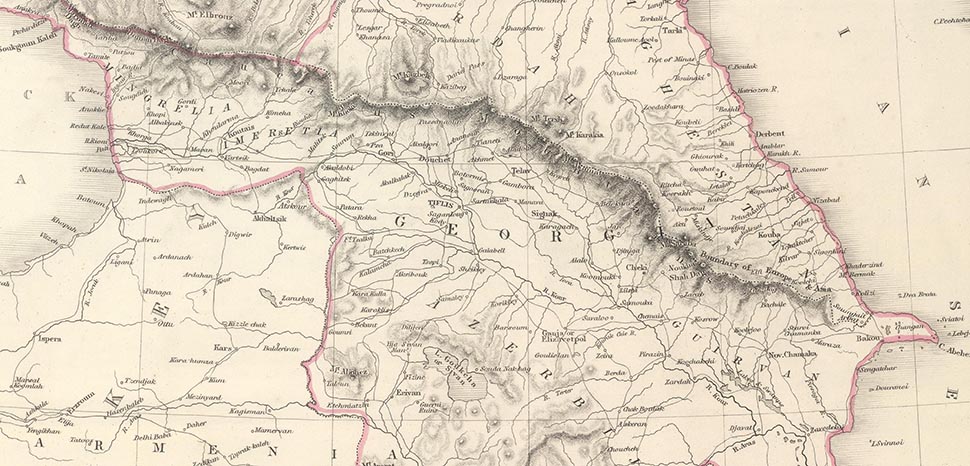 cc Lowry, J.W., Sharpe, J., modified, https://commons.wikimedia.org/wiki/File:Russia_at_the_Caucasus_1847.jpg