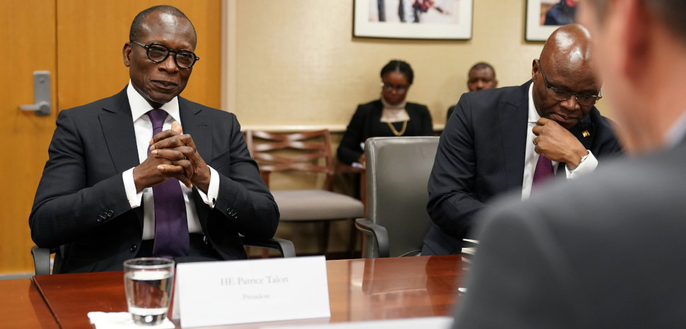 cc Office of USAID Administrator, modified, https://en.m.wikipedia.org/wiki/File:Mark_Green_and_Patrice_Talon_at_USAID_HQ_%284%29.jpg