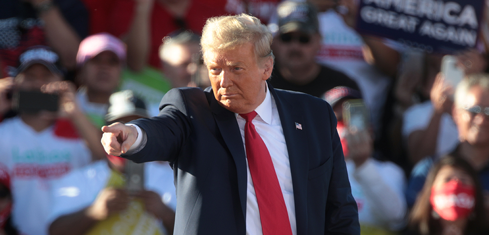                 cc Gage Skidmore, 2020, https://en.m.wikipedia.org/wiki/File:Donald_Trump_%2850548265318%29.jpg
              
