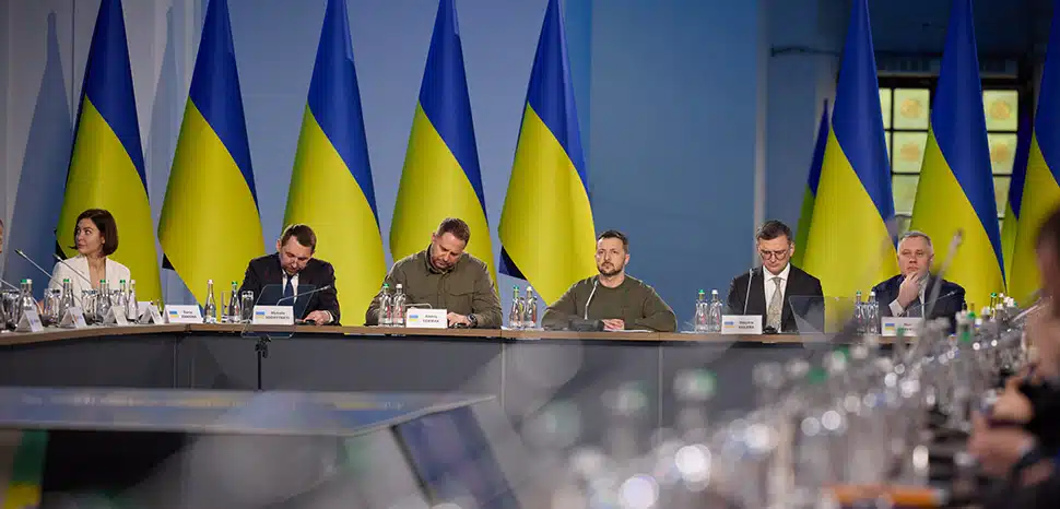                 cc President of Ukraine, modified, April 2024 Peace Summit, https://www.flickr.com/photos/165930373@N06/53689776939/
              