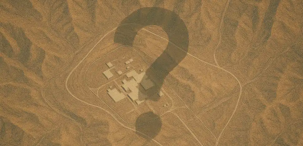 Stylized image made to represent Fordow facility; created by ChatGPT on 6/20/2025.