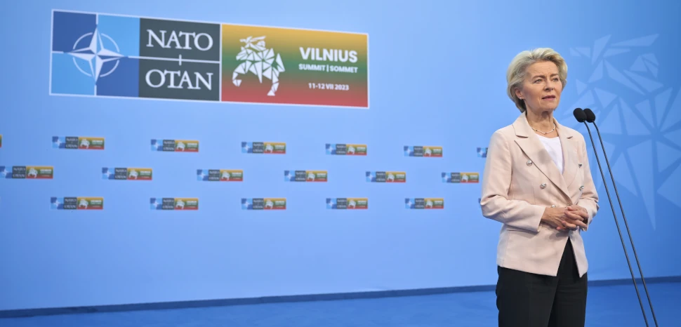 cc Dati Bendo/European Commission, modfied, https://commons.wikimedia.org/wiki/File:NATO_Summit,_Vilnius.P061598-631772.jpg