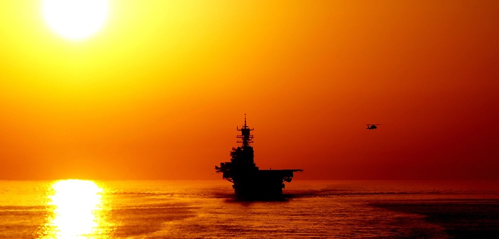                 STRAIT OF HORMUZ (Oct. 29, 2011) The amphibious assault ship USS Bataan (LHD 5) transits the Strait of Hormuz. Bataan is deployed to the U.S. 5th Fleet area of responsibility conducting maritime security operations and theater security cooperation efforts. (U.S. Navy photo by Quartermaster 1st Class Thomas E. Dowling/Released)
              